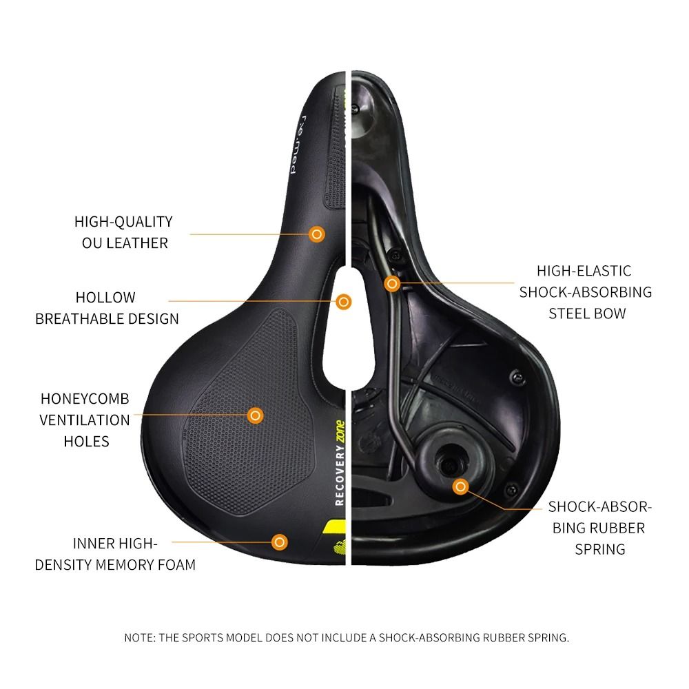 Premium Comfort Bike Saddle with Soft Cushion Support for Road and Mountain Cycling