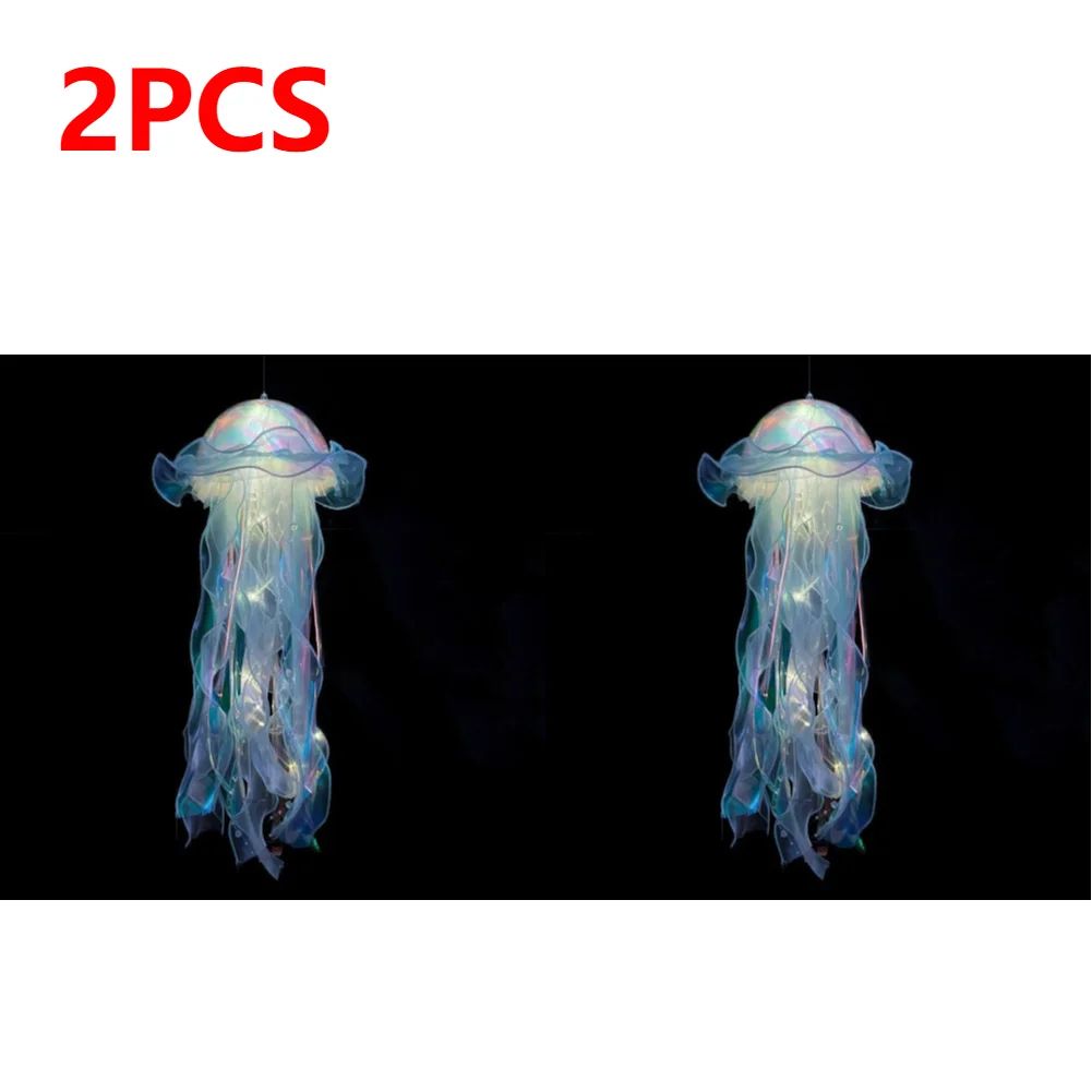 DIY Jellyfish Hanging LED Ceiling Lamp