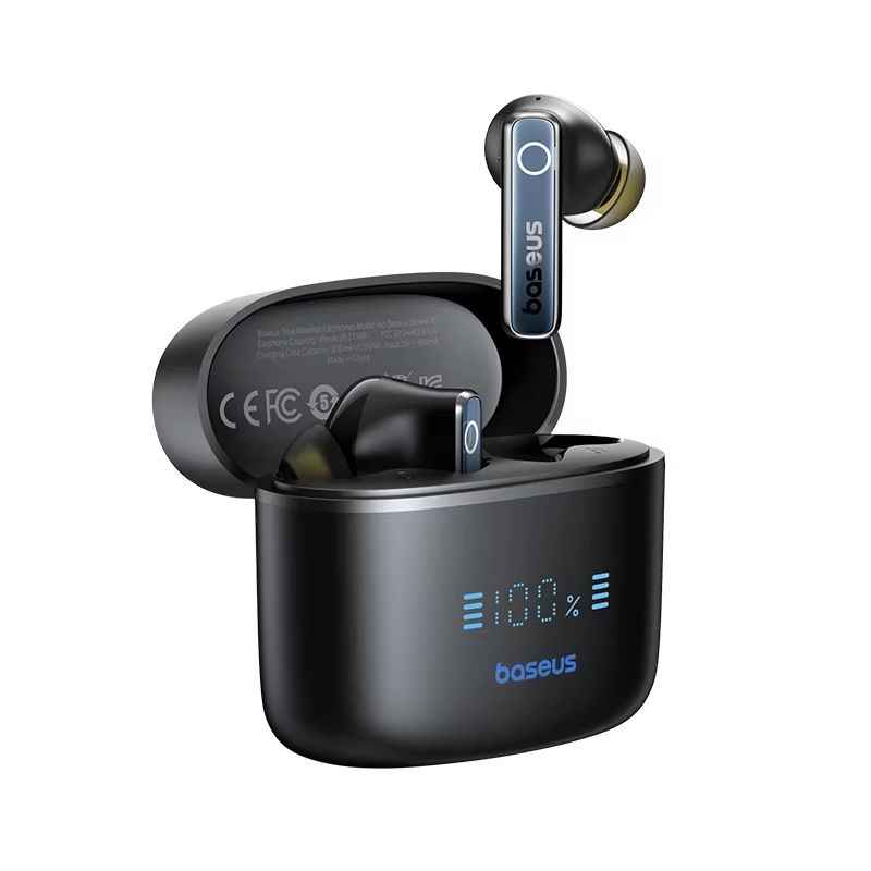 Baseus Bowie 30 Wireless Earbuds – 50dB Noise Cancelling Bluetooth 5.3 Headphones with 65Hrs Playtime & Deep Bass