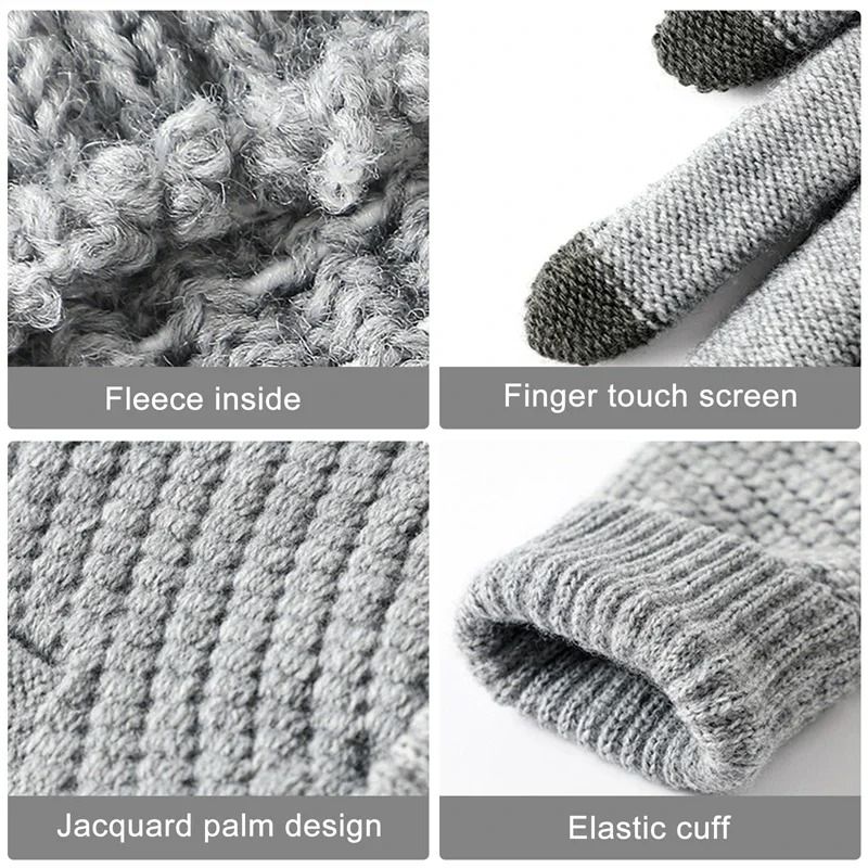 Warm Touch Screen Winter Gloves