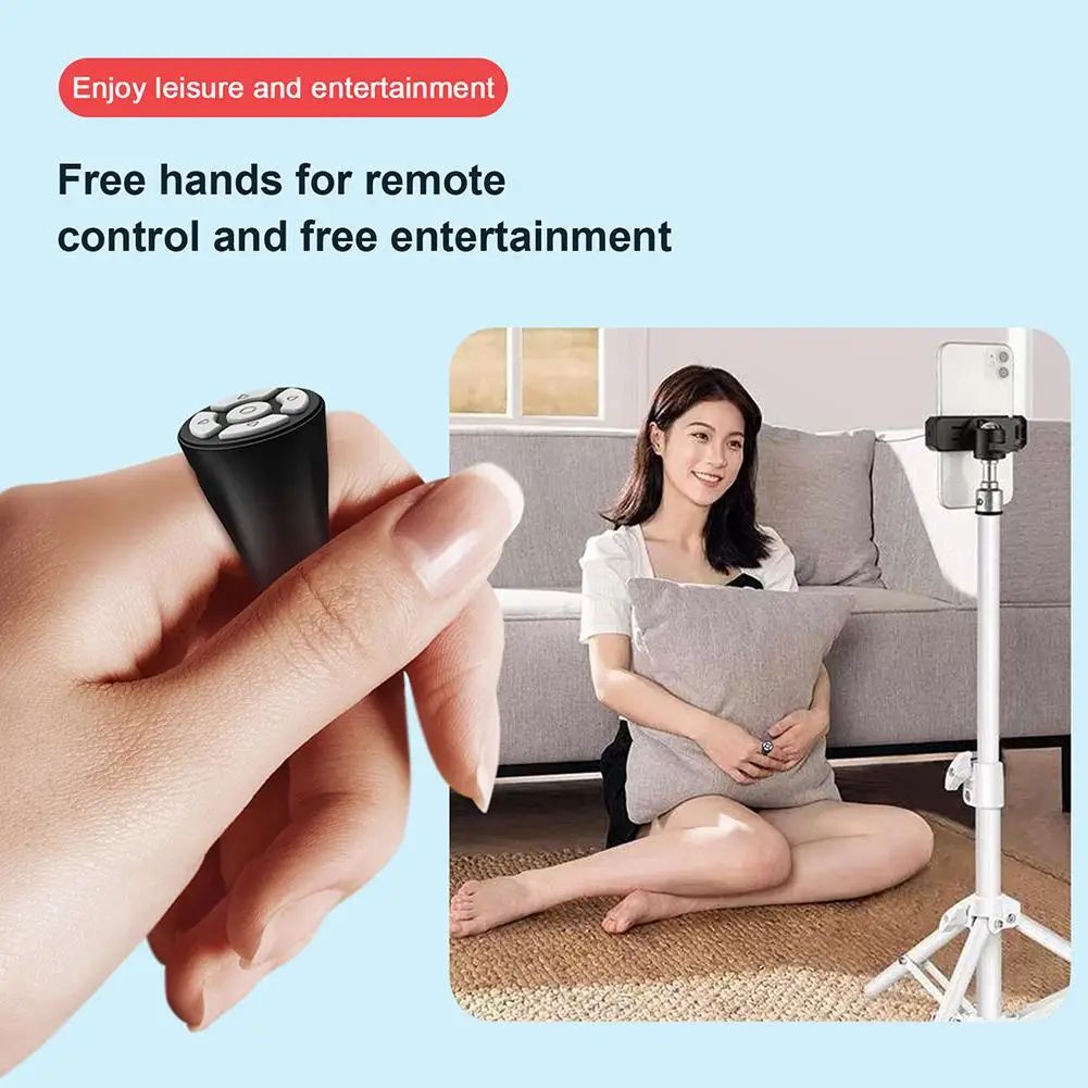 Bluetooth Ring Remote for Phone & Tablet - Page Turner + Camera Shutter Controller