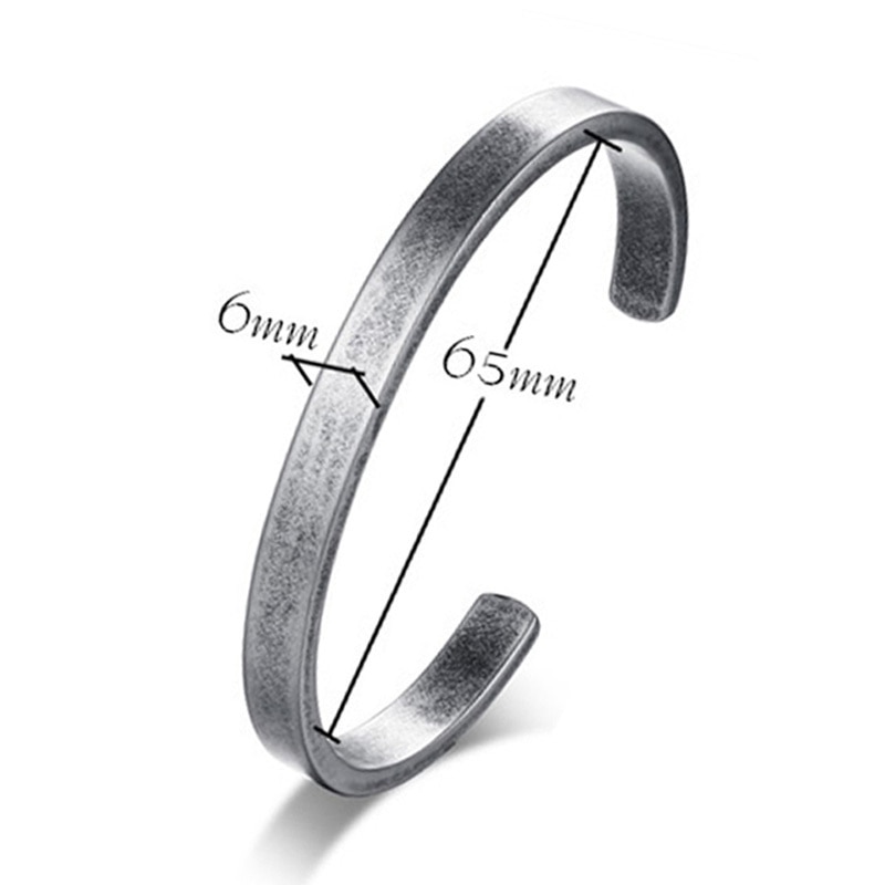 Stainless Steel Men's Thin Cuff Bracelet: Stylish Boyfriend Gift, Father's Day Present