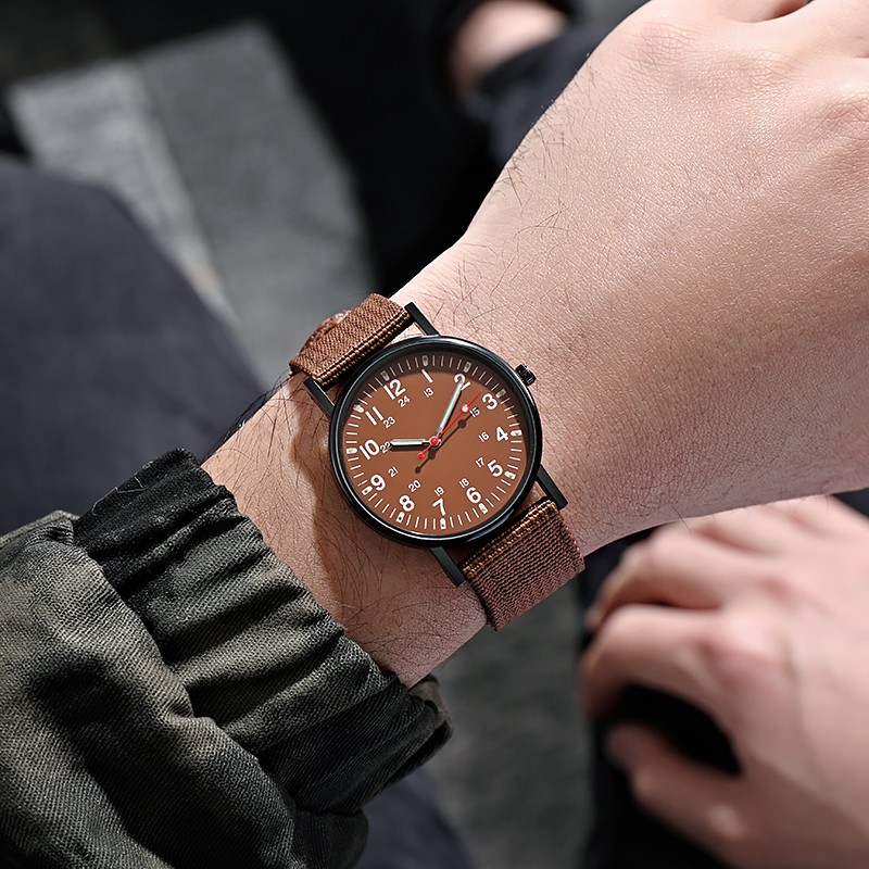 Luxury Men's Quartz Watch Big Dial, Waterproof, Luminous Hands