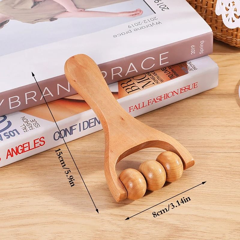 Wooden Relaxation Roller Massager