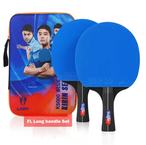 LOKI K5000 Table Tennis Racket Set – 2pcs Ping Pong Paddles with High-Performance Rubber