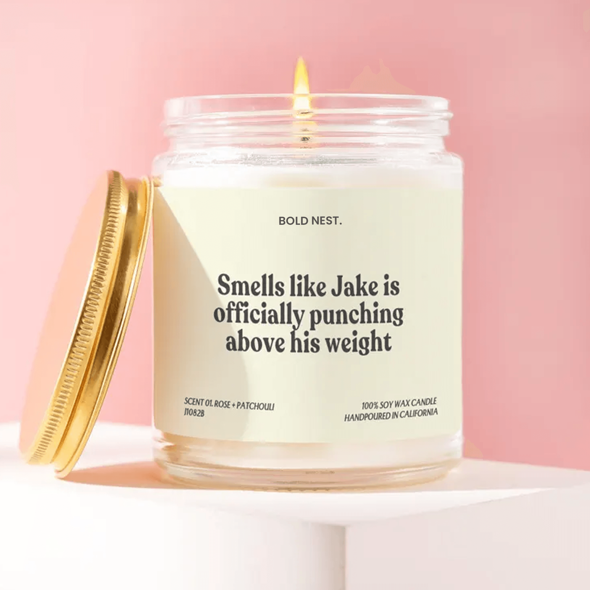 Funny Engagement Candle Custom Name Personalized Off The Market Groom Gift Just Engaged Lucky Groom To Be She Said Yes
