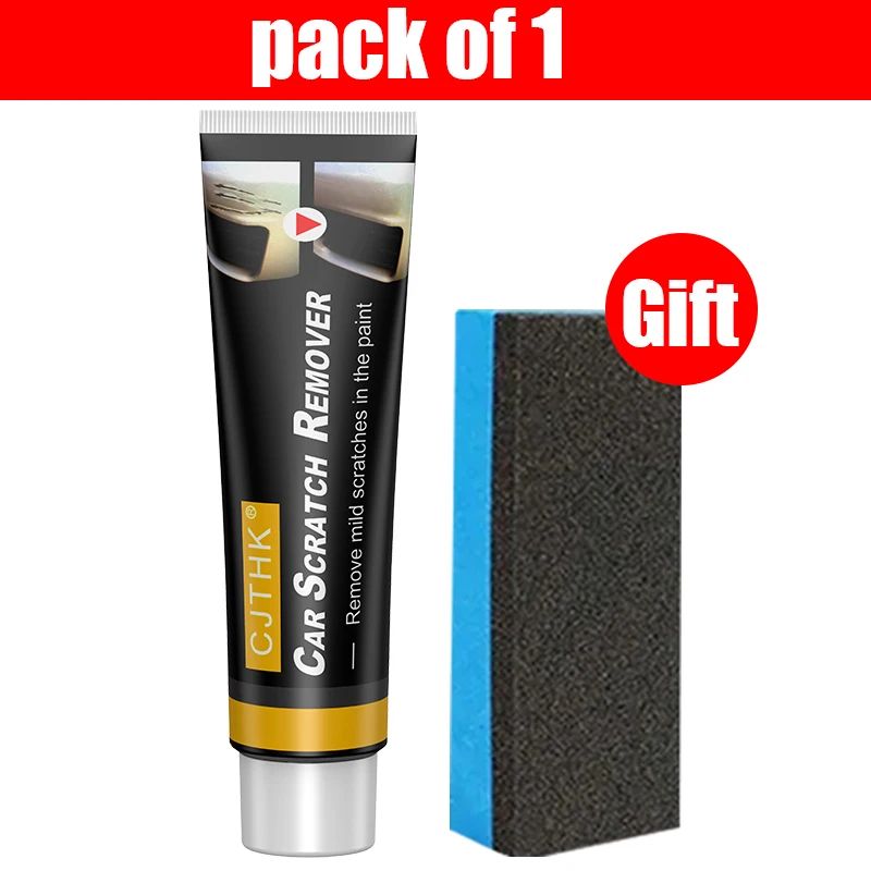ScratchGuard Car Scratch Remover Paste – Paint Repair & Polishing Kit with Sponge