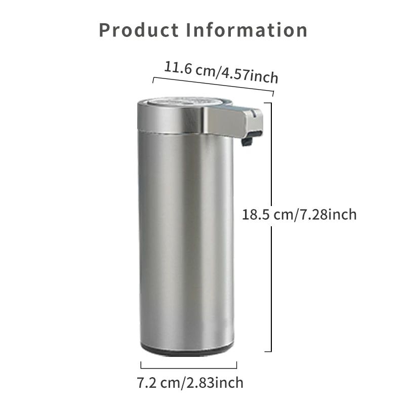 Automatic Touchless Soap Dispenser, Stainless Steel Kitchen Soap Machine
