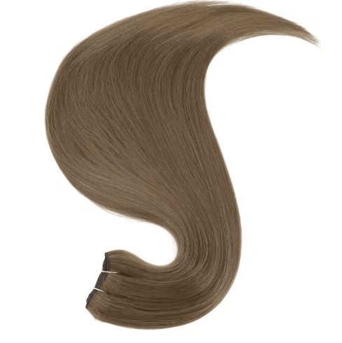 32-Inch Ombre Straight Synthetic Hair Bundle, 200g High-Temperature Fiber (27/613, Brown, Grey, M618)