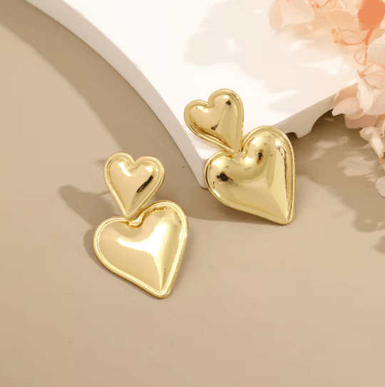 ParisLuxe Geometric Drop Earrings
