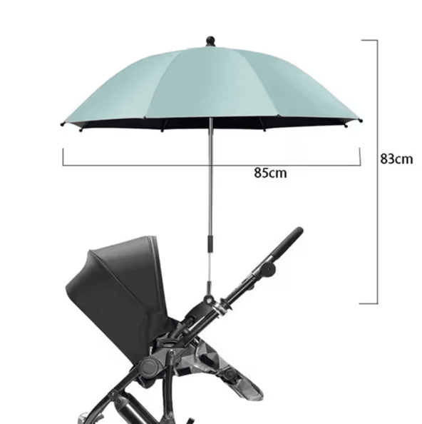 SunGuard Universal Baby Stroller Umbrella with Clamp & UV Protection