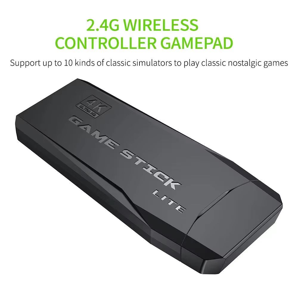Retro Video Game Console 64GB with 20,000 Built-in Games and Wireless Controllers