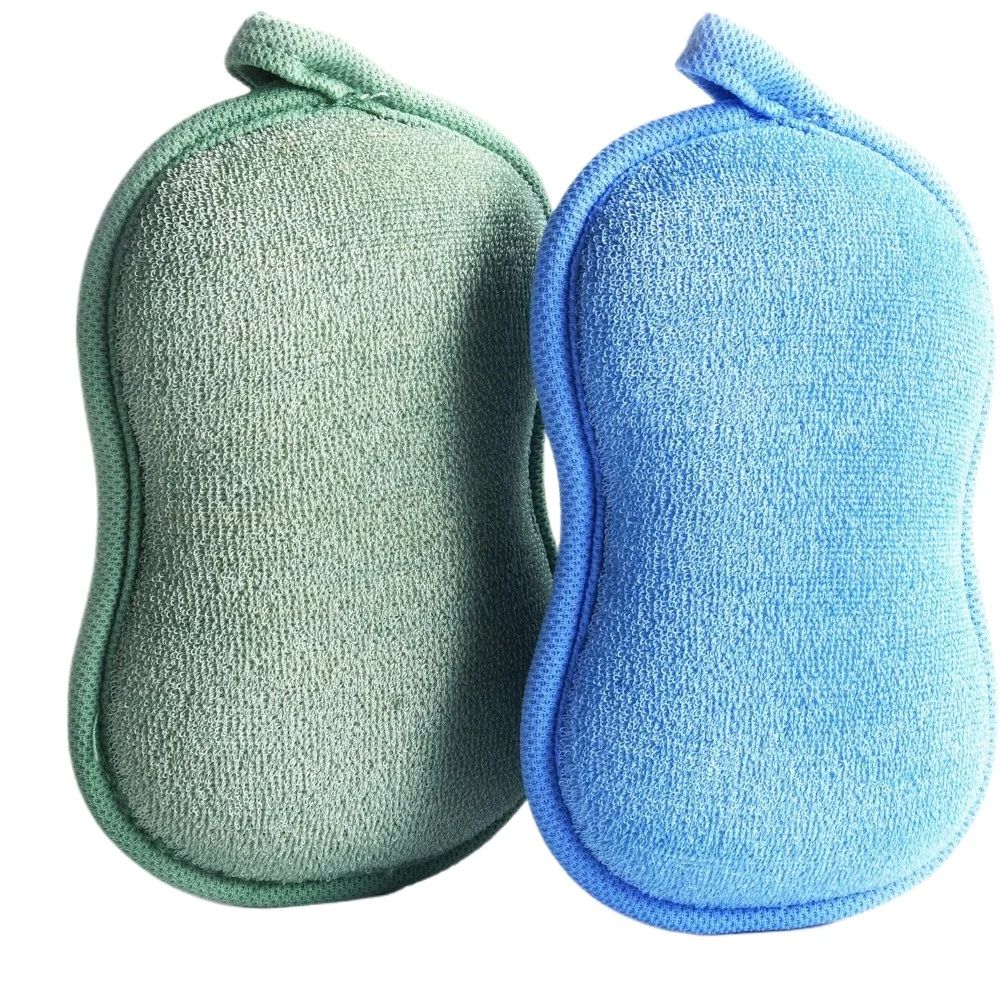 Natural Baby Bath Sponge Set Soft Infant Bath Sponge Gentle Kids Bath Sponge