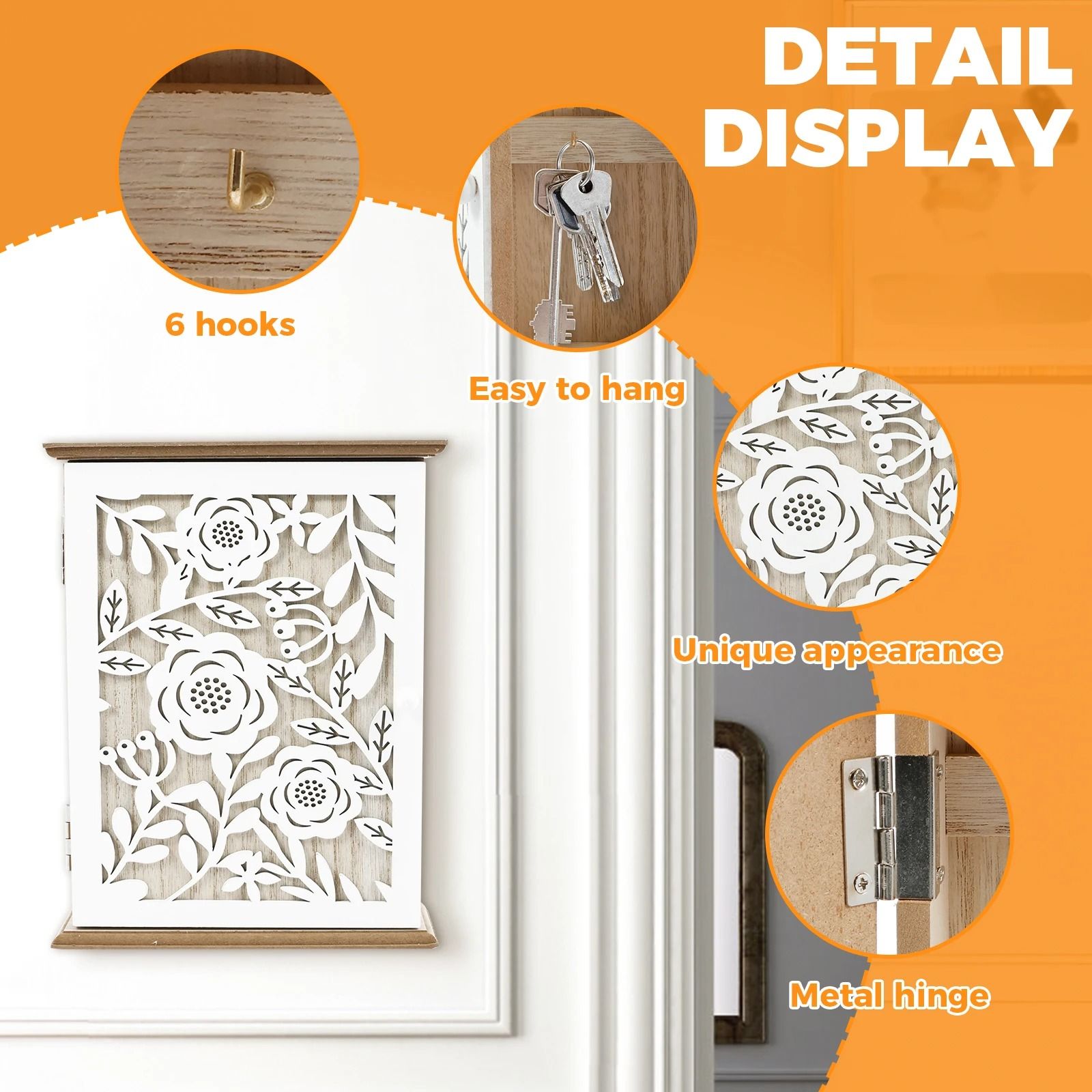 Architectural Timber Entryway Security and Organization Vault