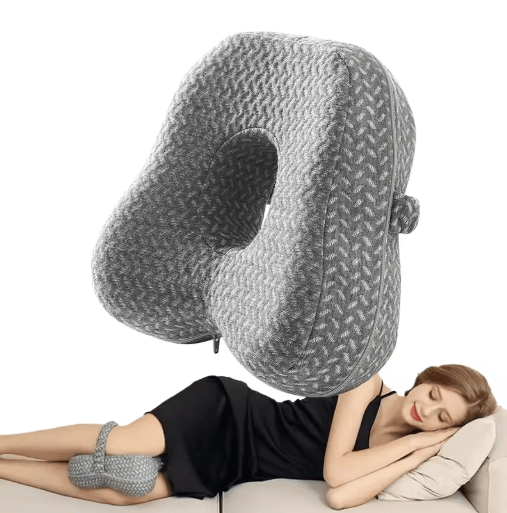 Orthopedic Memory Foam Leg Pillow for Side Sleepers – Sciatica & Knee Support Cushion