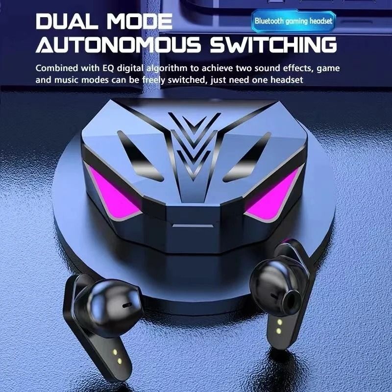 Wireless Bluetooth Gaming Earbuds with LED Display and Noise Cancelling Mic X15