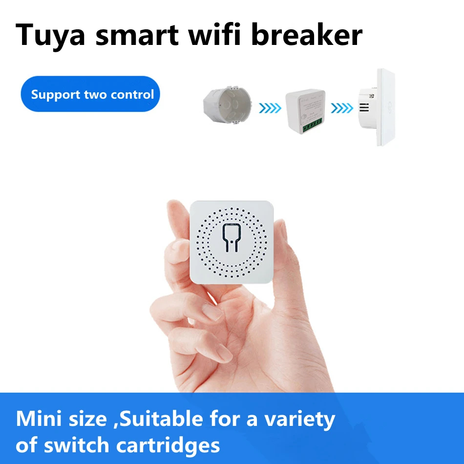 Smart Mini WiFi Switch Module Voice Control with Alexa & Google Home