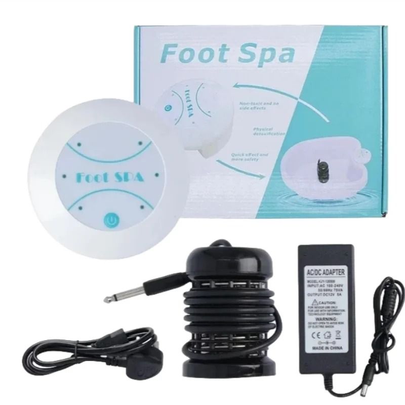 Detox Ionic Foot Spa Bath Machine with Massage and Ion Detox Therapy