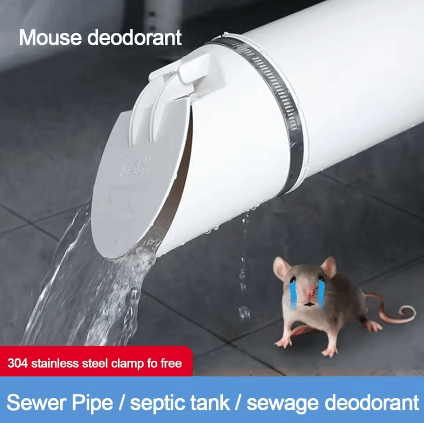 Anti-Odor Drain Pipe Cover Cap – Insect-Proof Roof & Floor Drain Protector (50–160mm)