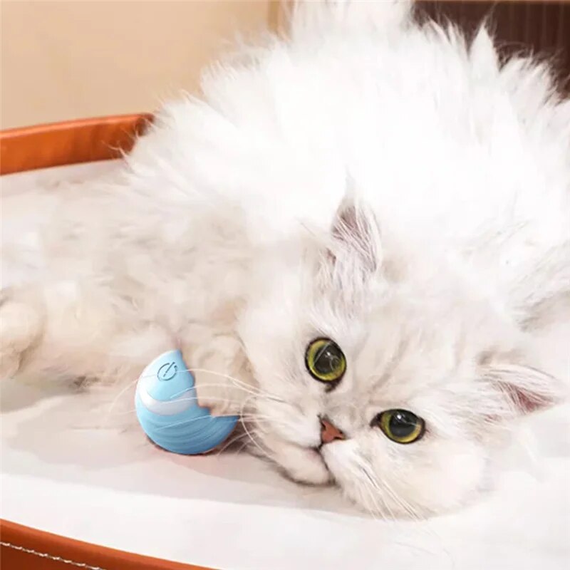 Interactive Cat Toy Ball Self moving Electronic Rolling Ball for Kitten Training