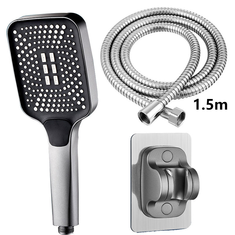 High Pressure Adjustable Shower Head Mode Large Flow Rainfall Shower Bathroom Mixer Water Saving