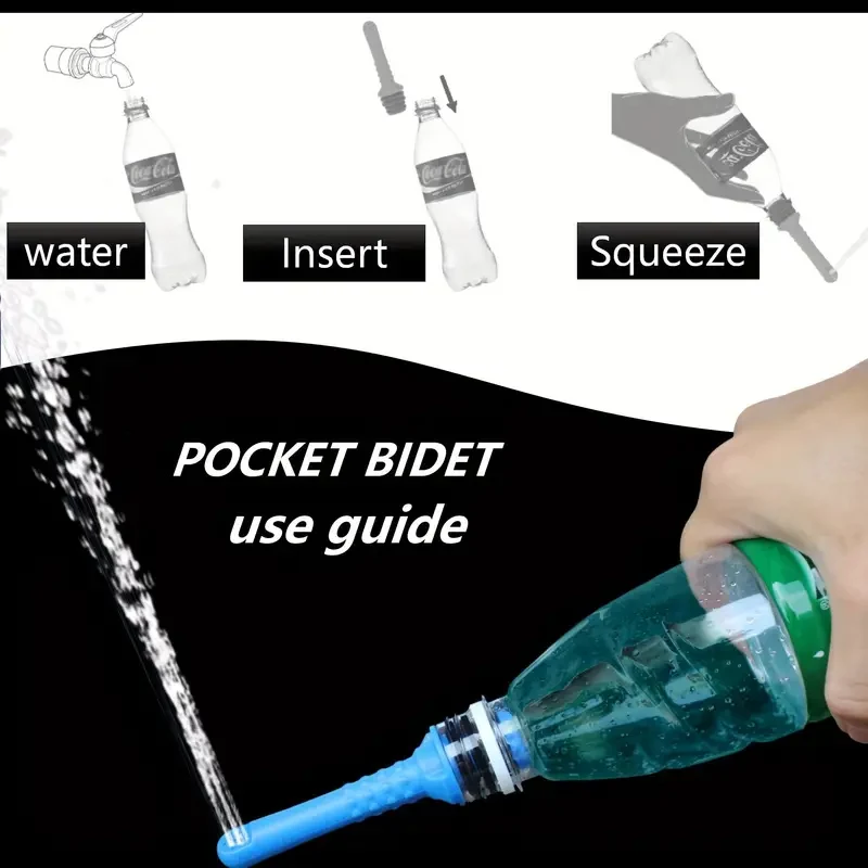 Portable Bidet Peri Bottle for Postpartum Care Travel Hygiene Bottle Set