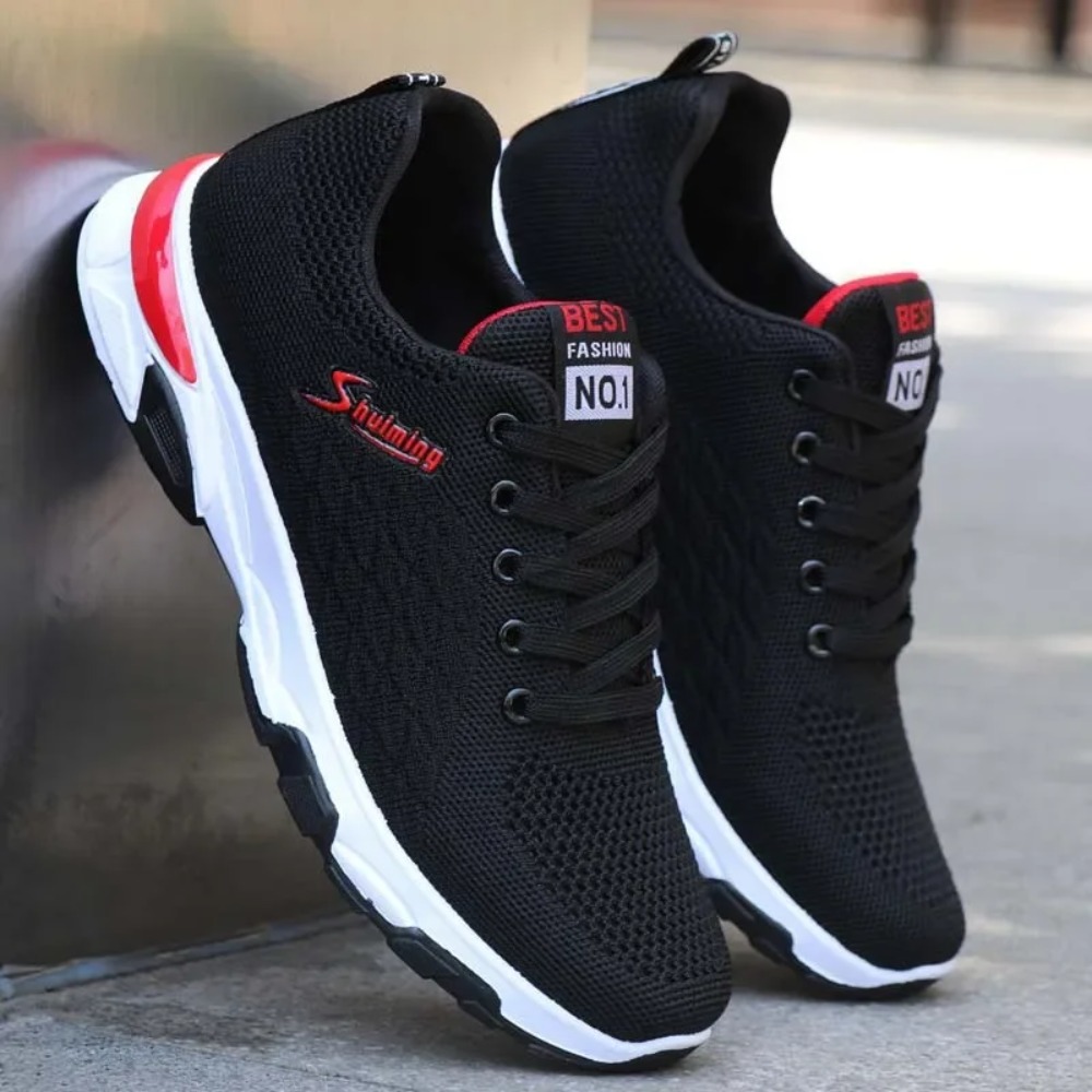 Mens Fashionable Sports Shoes, Breathable Running & Walking Shoes for Outdoor Training & Casual Wear