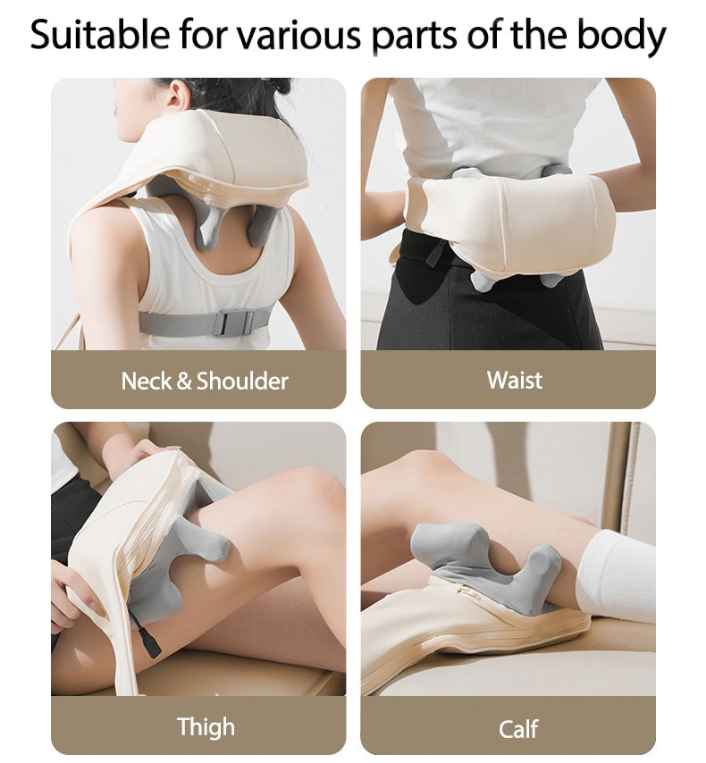 Trapezius Muscle Massager, Multifunctional Cervical Massager, Shoulder Neck Hot Compress