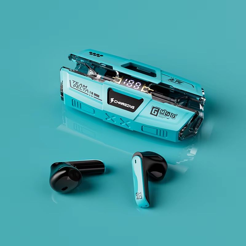 GM40 TWS Bluetooth 5.3 Low Latency Gaming Earbuds with HiFi Stereo Sound