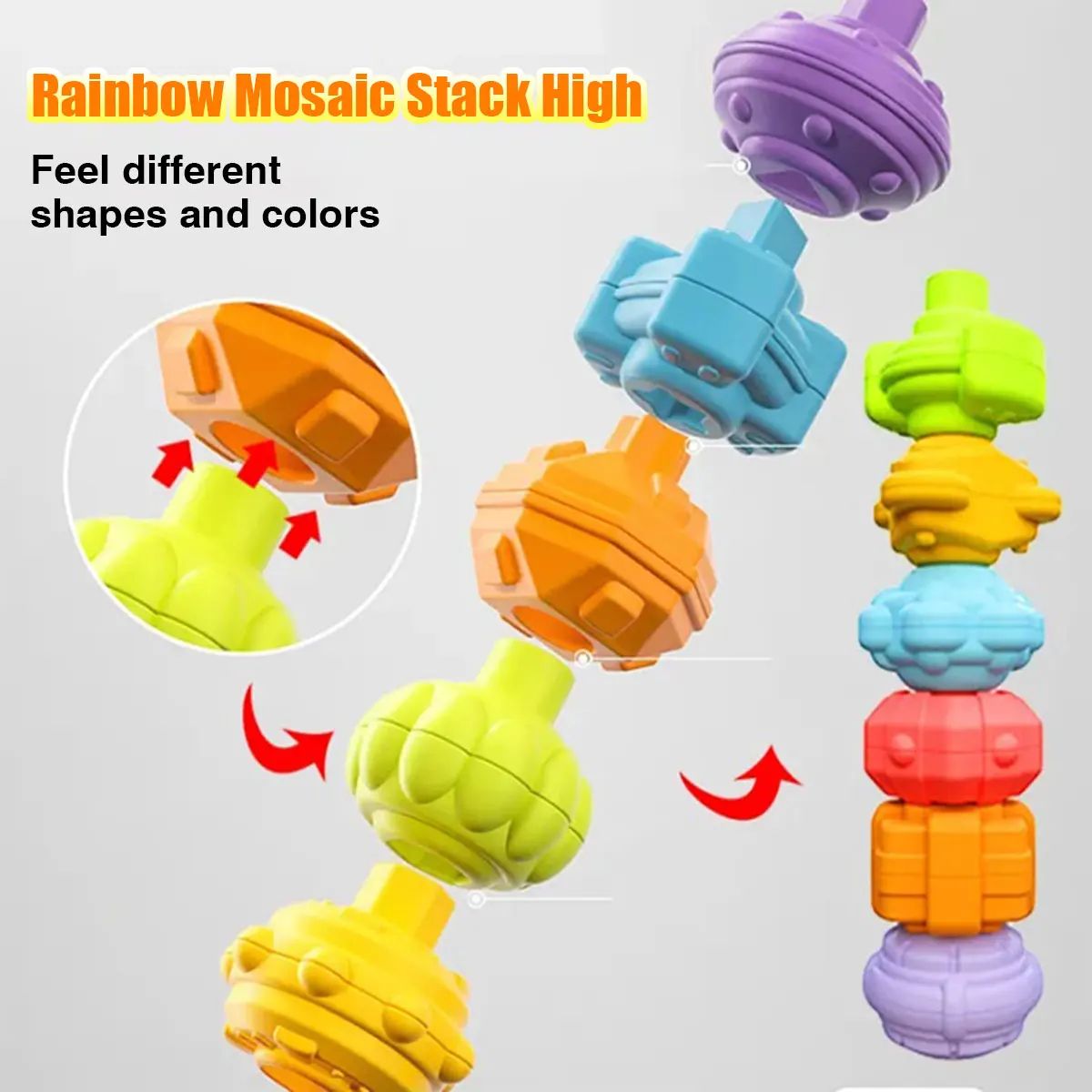 Montessori Shape Sorting Blocks Toy