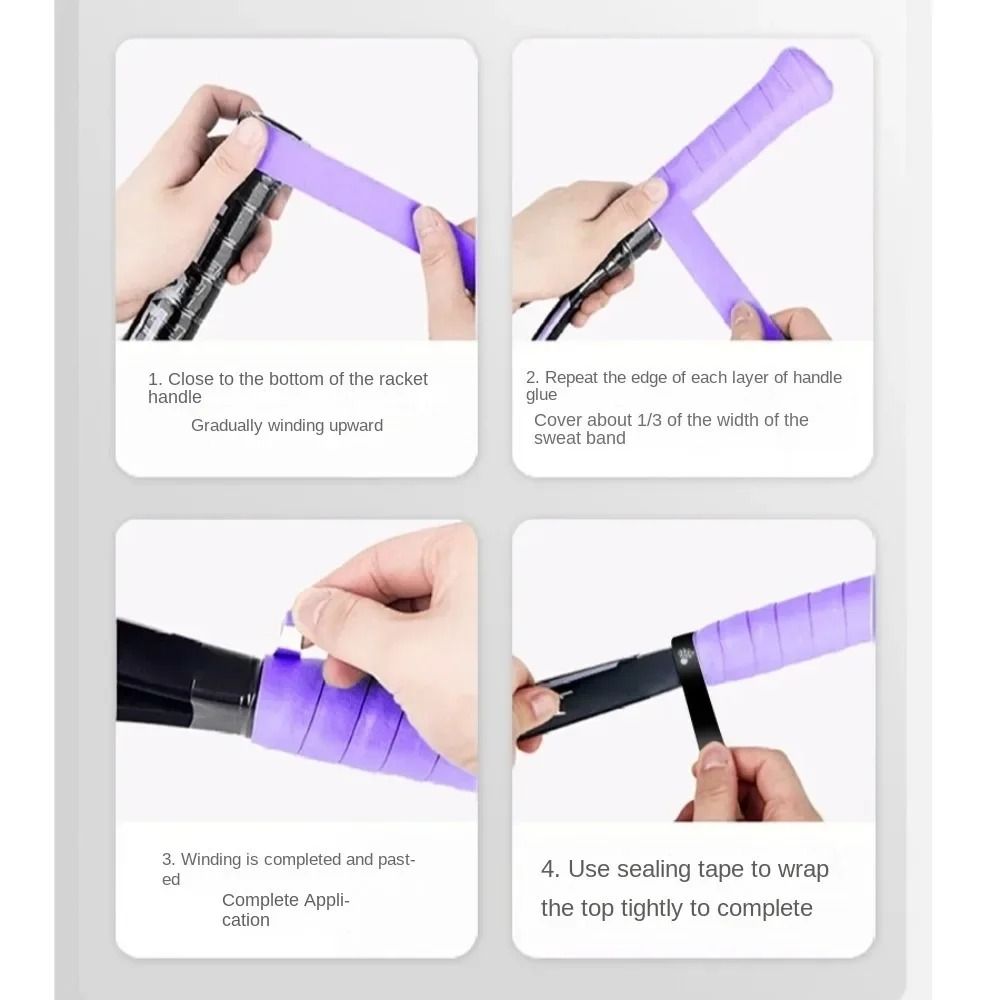 Non Slip Badminton Racket Grip Tape Tennis Overgrip Handle Wrap