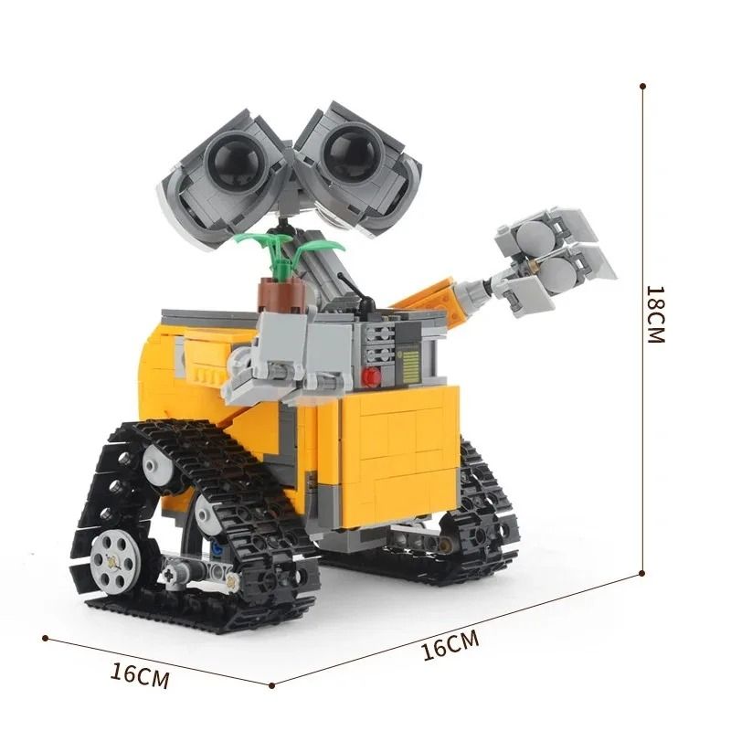 Wall-E Robot Assembly Model | Cinematic 687-Piece Collectible Display Toy