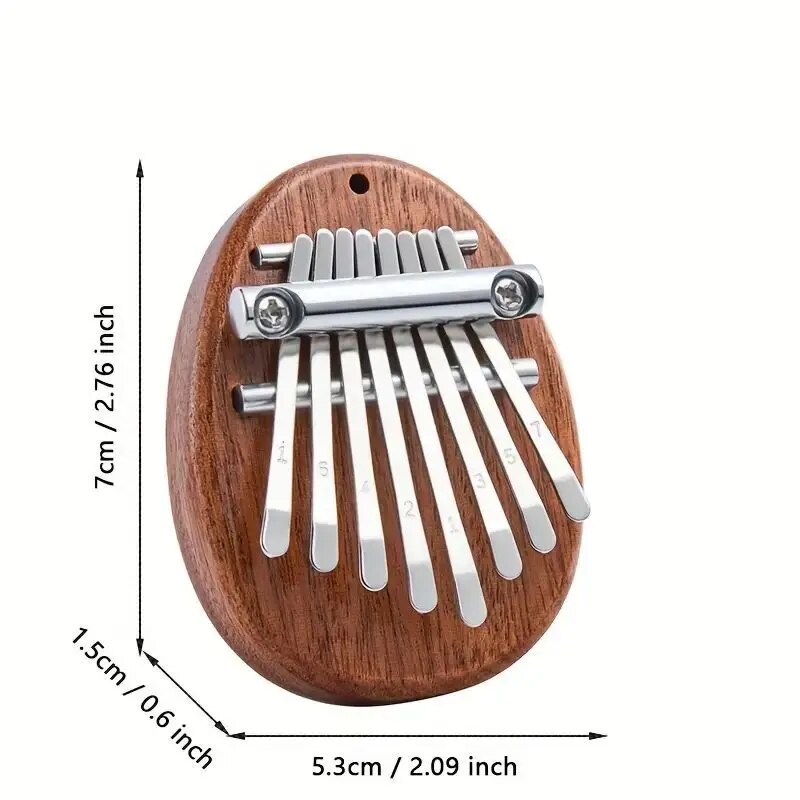 Mini Wooden Kalimba: High-Quality Thumb Piano Marimba Gift