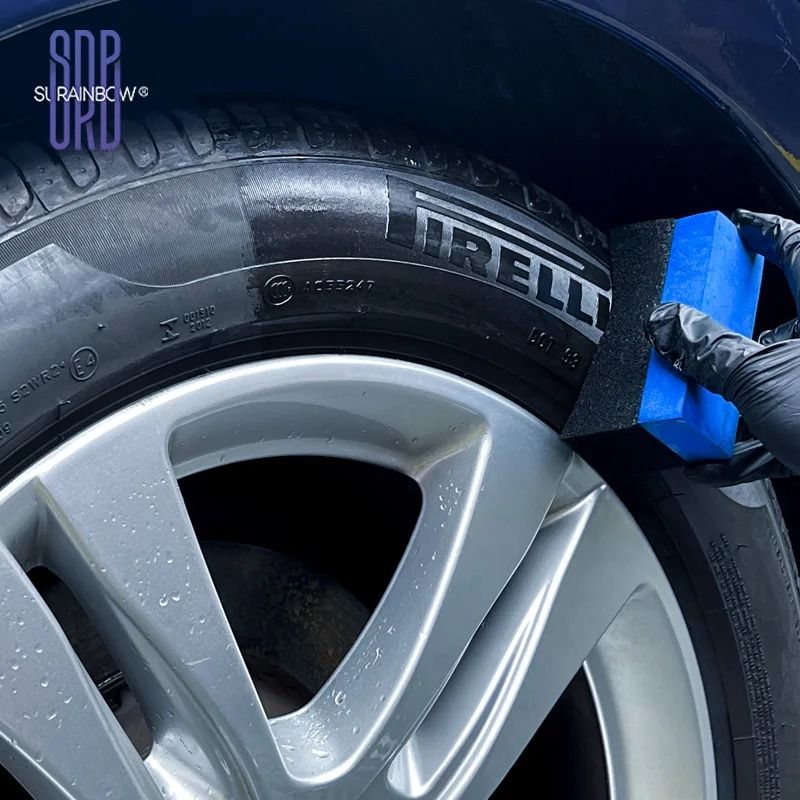 Professional Black Wet Look Tire Shine Dressing – High-Gloss UV Protection