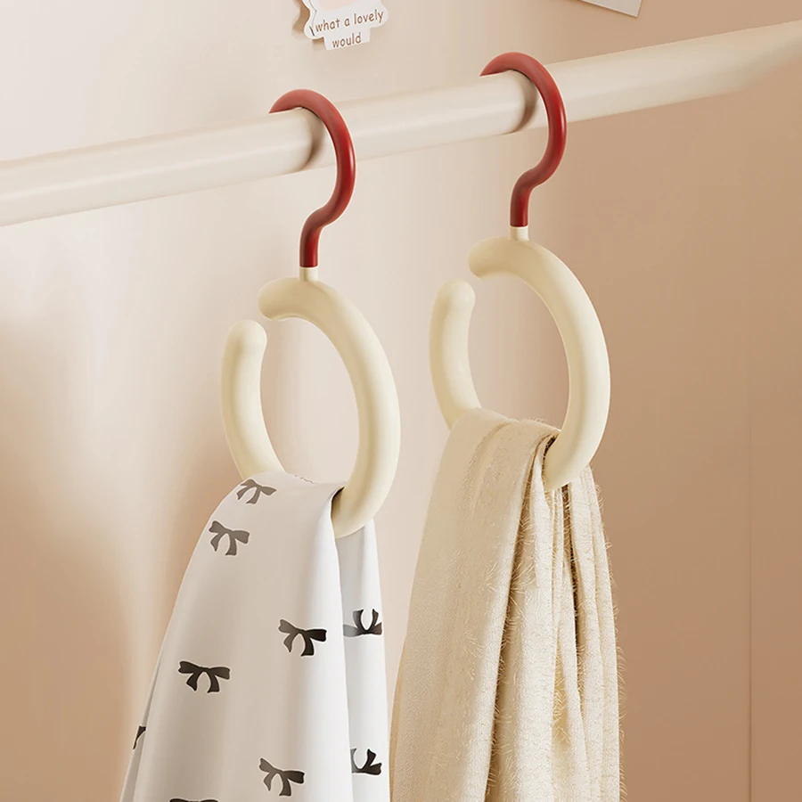 Rotatable Scarf Display Rack Dopamine Hook Hanger Hat and Bag Storage