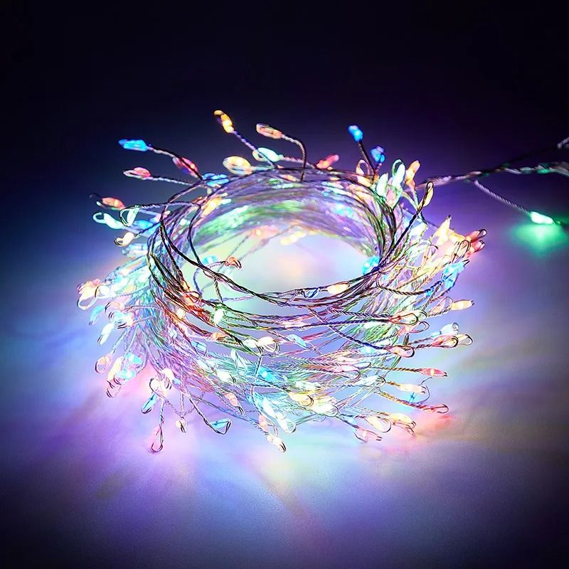 USB Power LED Firecracker String Lights – Remote Controlled Fairy Garland