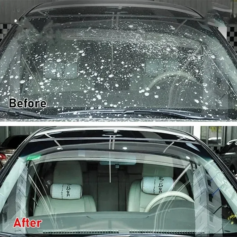 Auto Wiper Glass Solid Cleaner Effervescent Tablet, Solid Cleaner Car Windscreen Detergent, Concentrated Cleaning Tablet