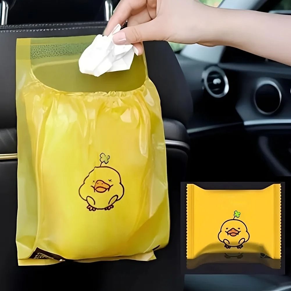 Adhesive Car Trash Bag Kit For Interior Hanging