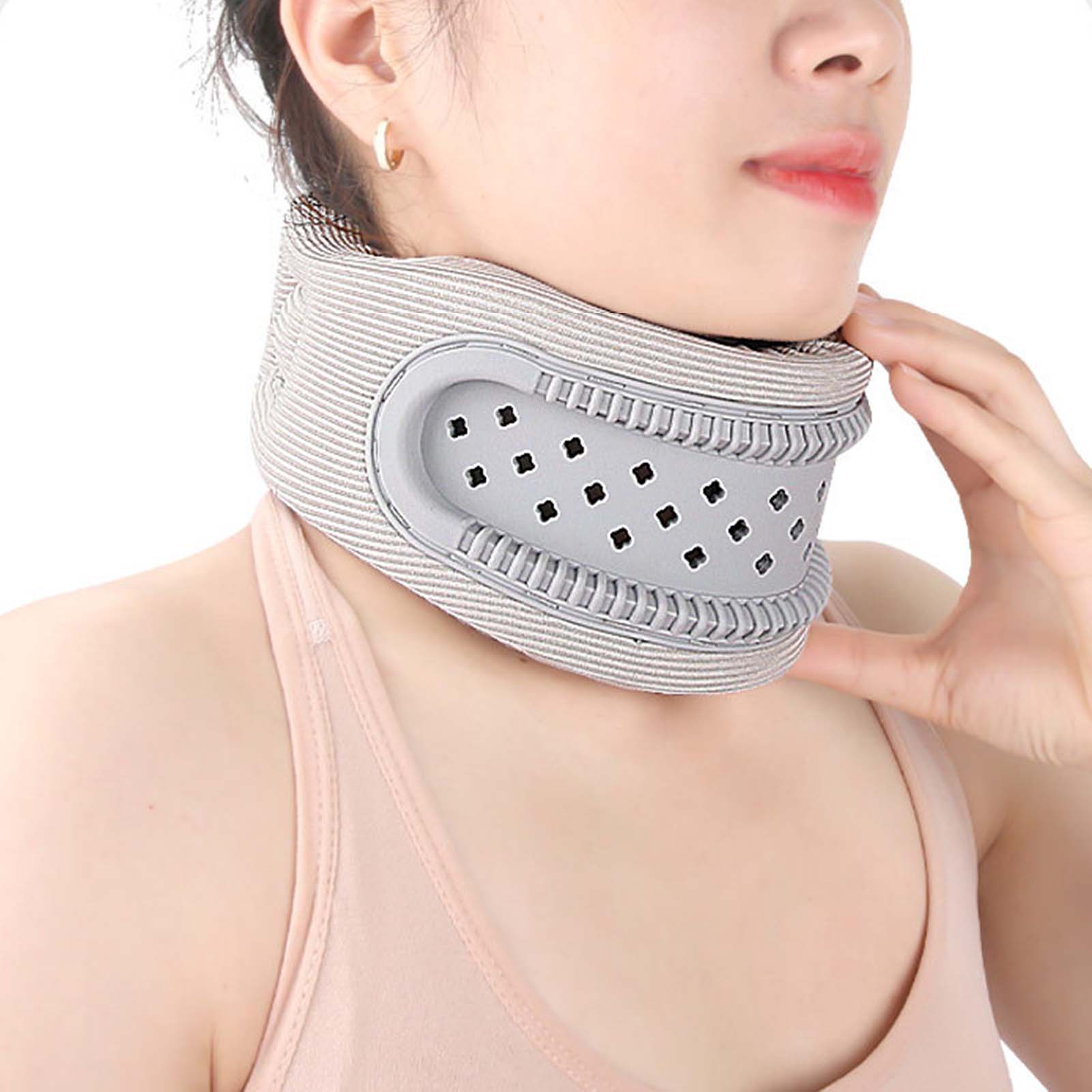 Soft Foam Neck Brace Protector Spine Stabilizing Collar for Neck Support & Pressure Relief