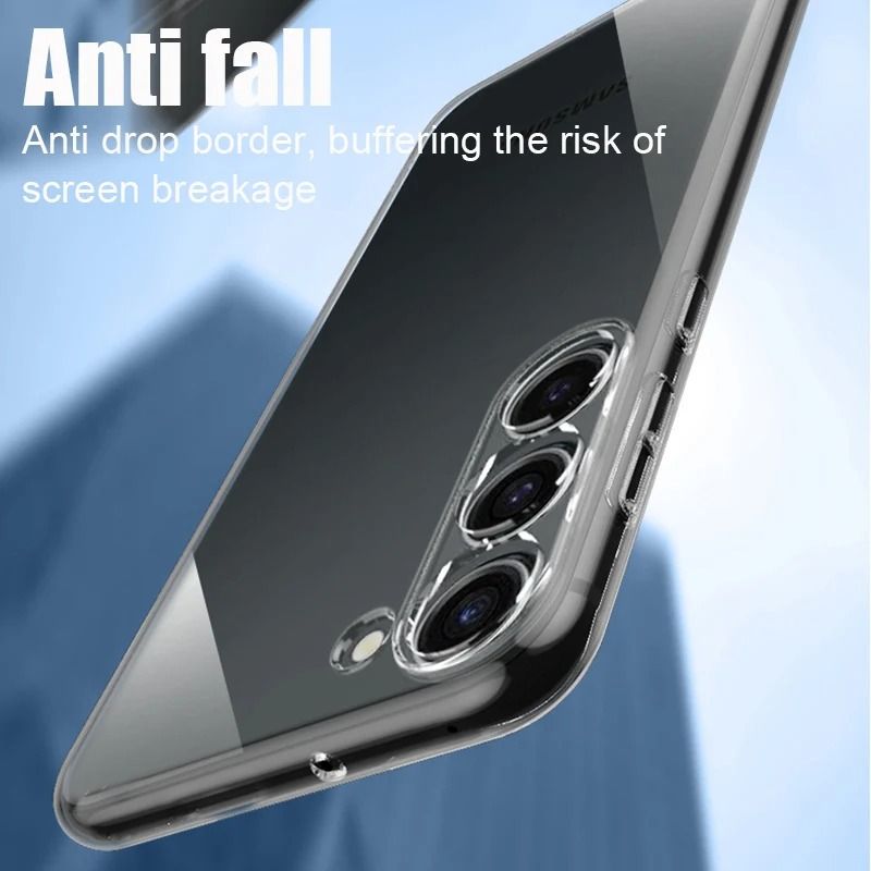 Clear Soft Silicone Phone Case for Samsung Galaxy