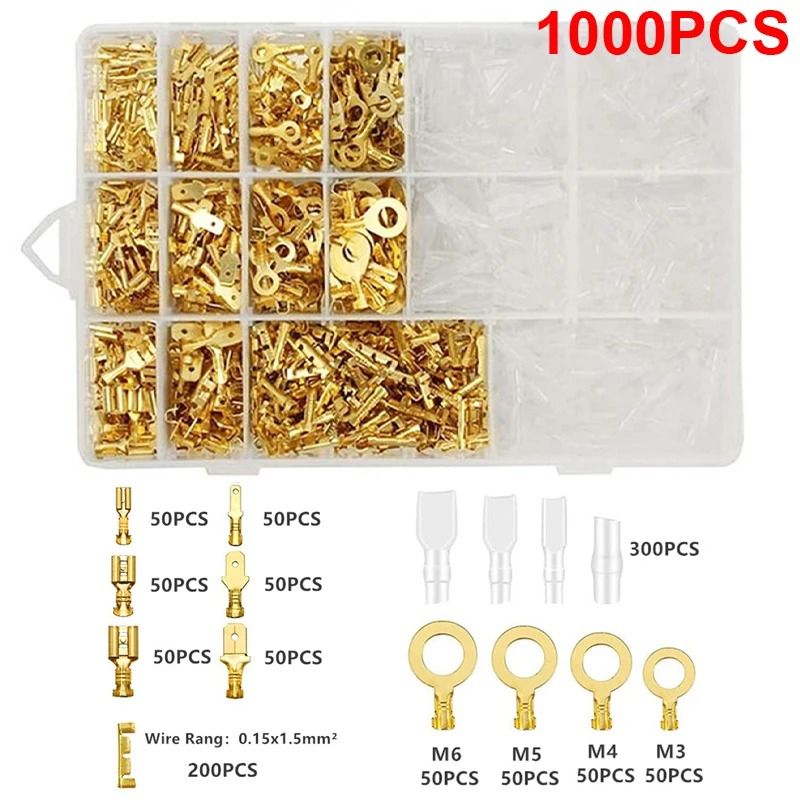 Professional Grade Insulated Spade Terminal Connection Kit