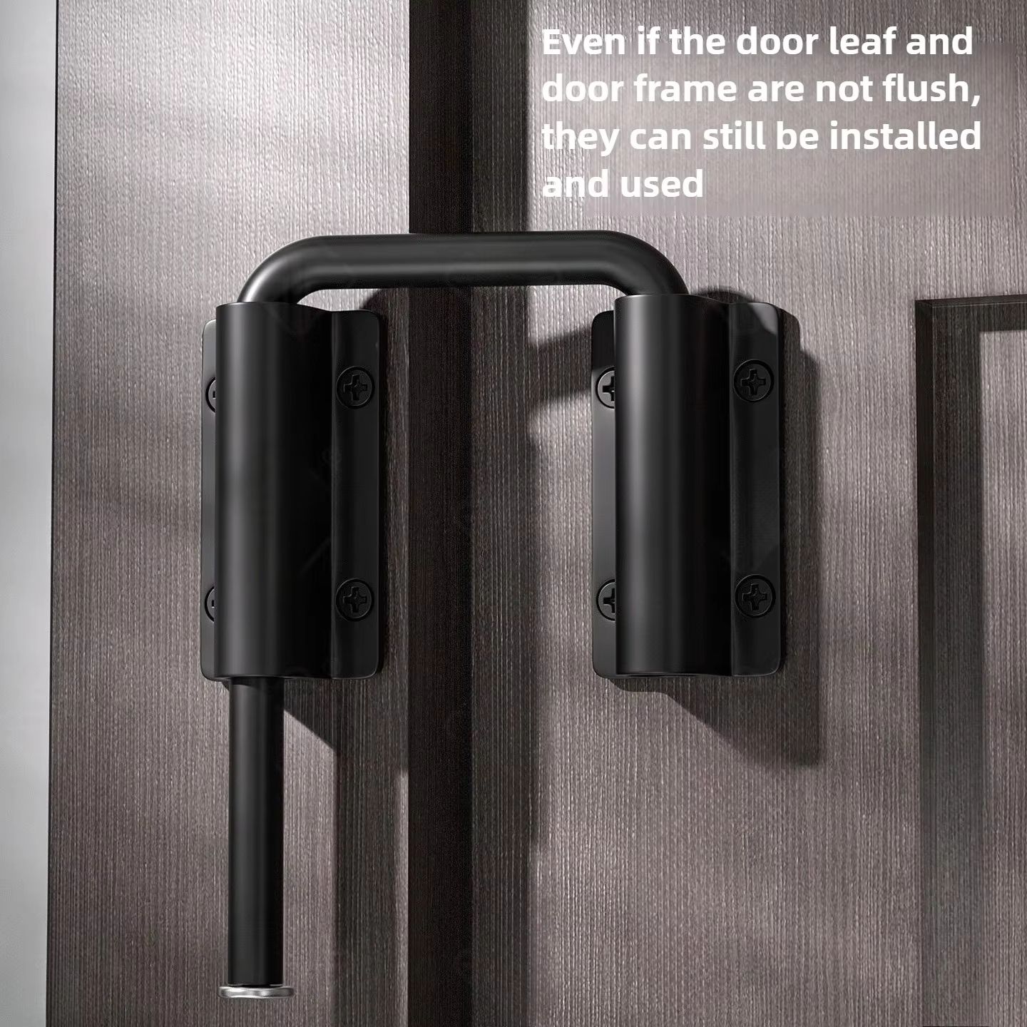Durable Aluminum Alloy 90/180° Adjustable Anti-Theft Door Latch Lock