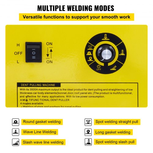 Auto Body Dent Puller, SG-7500 Removal System Station with Dual Welding Guns