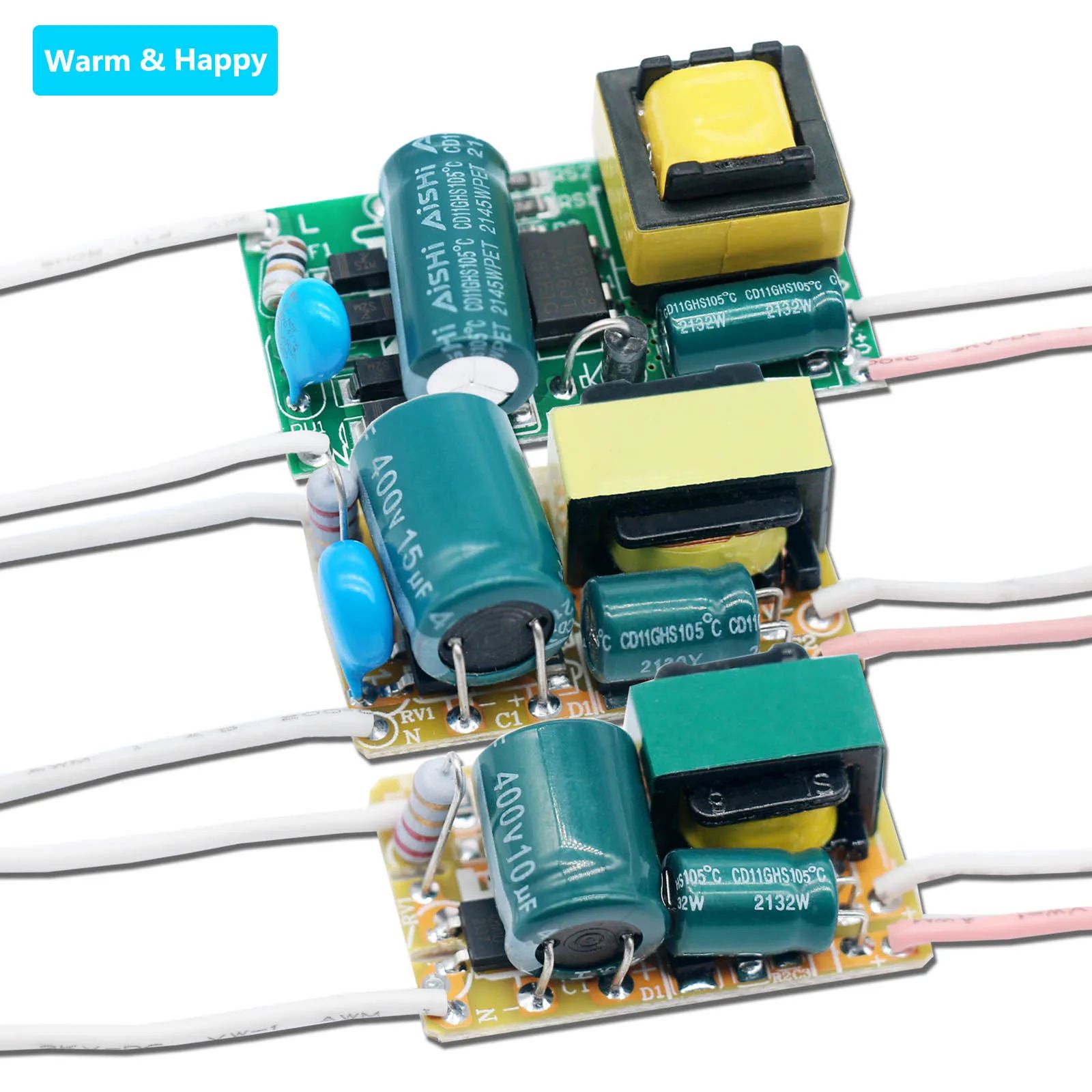 Non-Isolated constant current LED driver AC to DC Converter Power Unit 8W–50W (250mA/300mA)