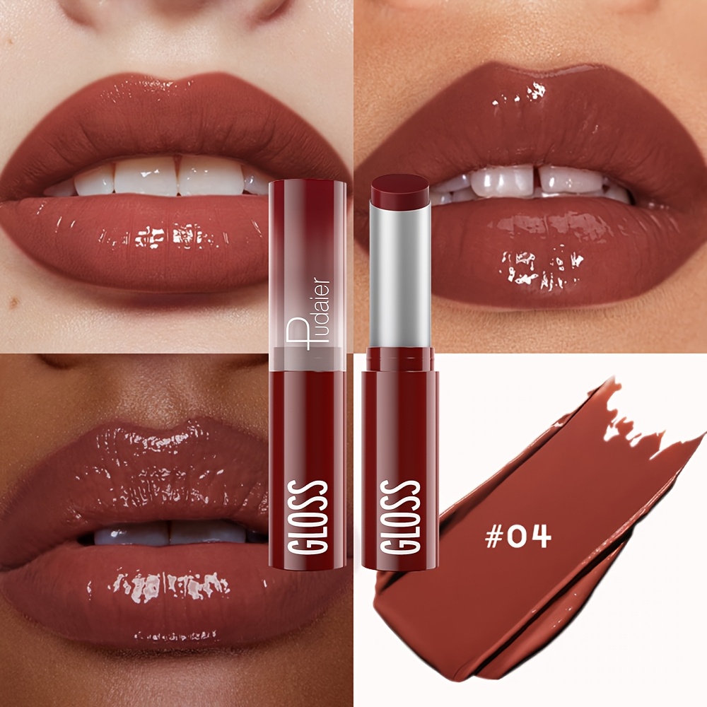 Waterproof Lip Gloss Plumping Shine Matte Nude Long Lasting Finish