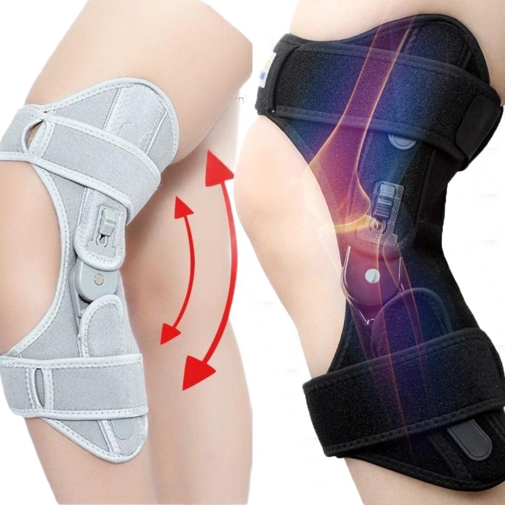 Adjustable Knee Protection Booster, Breathable Knee Assistive Device, Non-Slip Spring Stabilizer