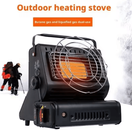 13KW Butane Camping Heater Stove High Power Survival Heating Tool with Dual Heat Source