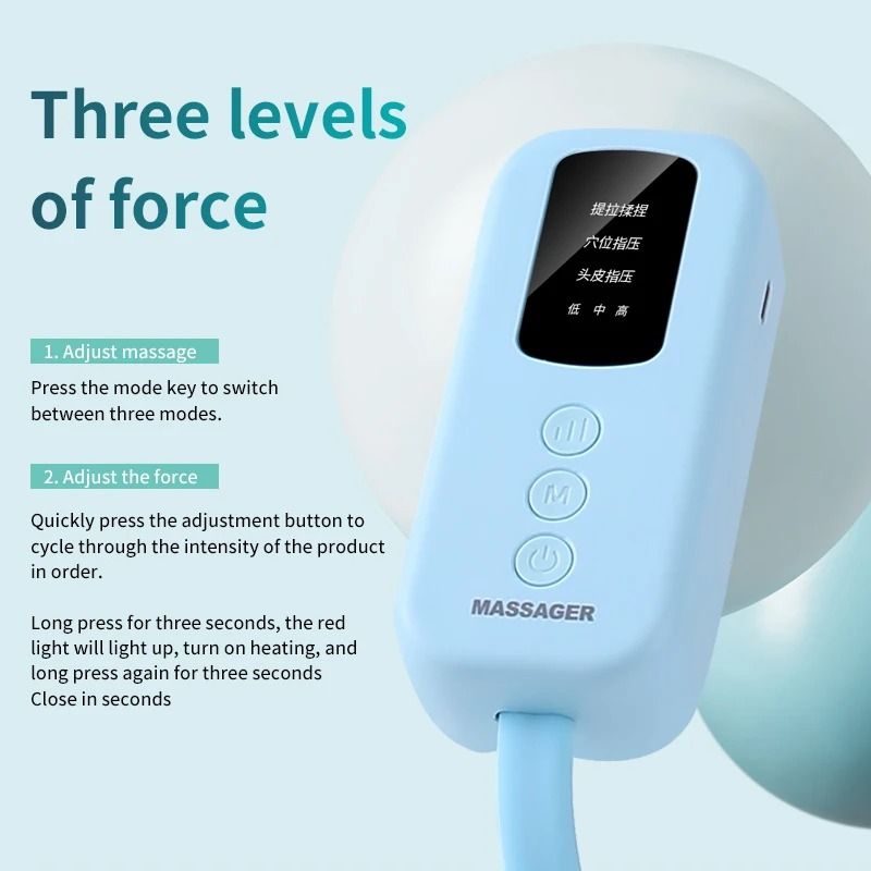 Deep Relaxation Air Compression Sleep Aid Head Massager