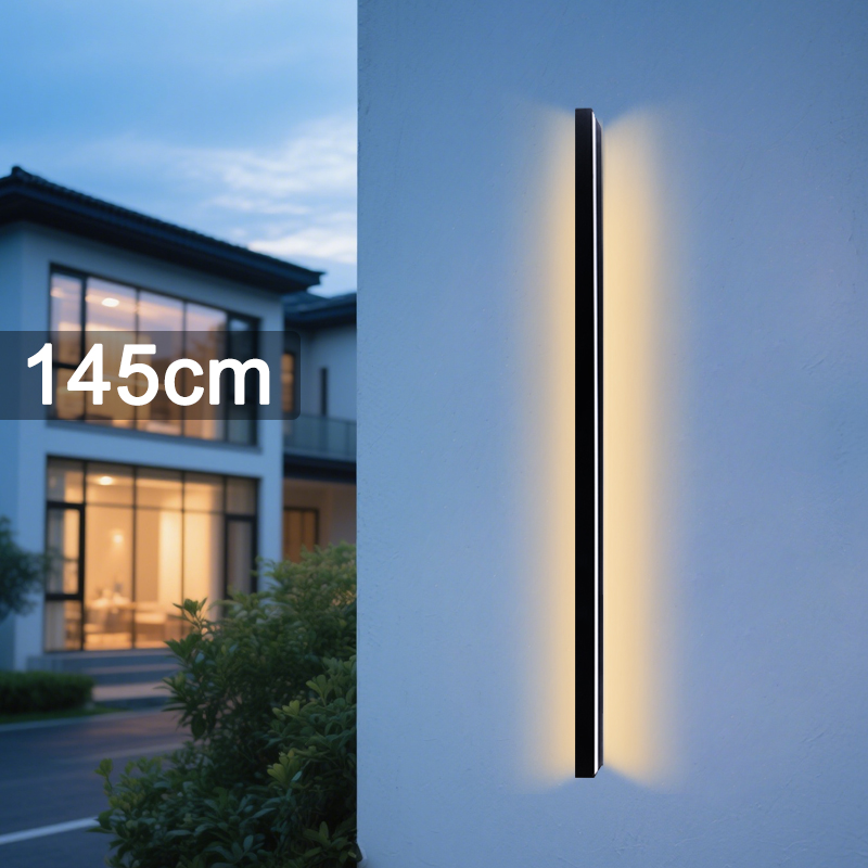 Outdoor Waterproof Modern LED Lighting Wall Lamp , Garden AC Long Wall Light, Long Strip Decoration