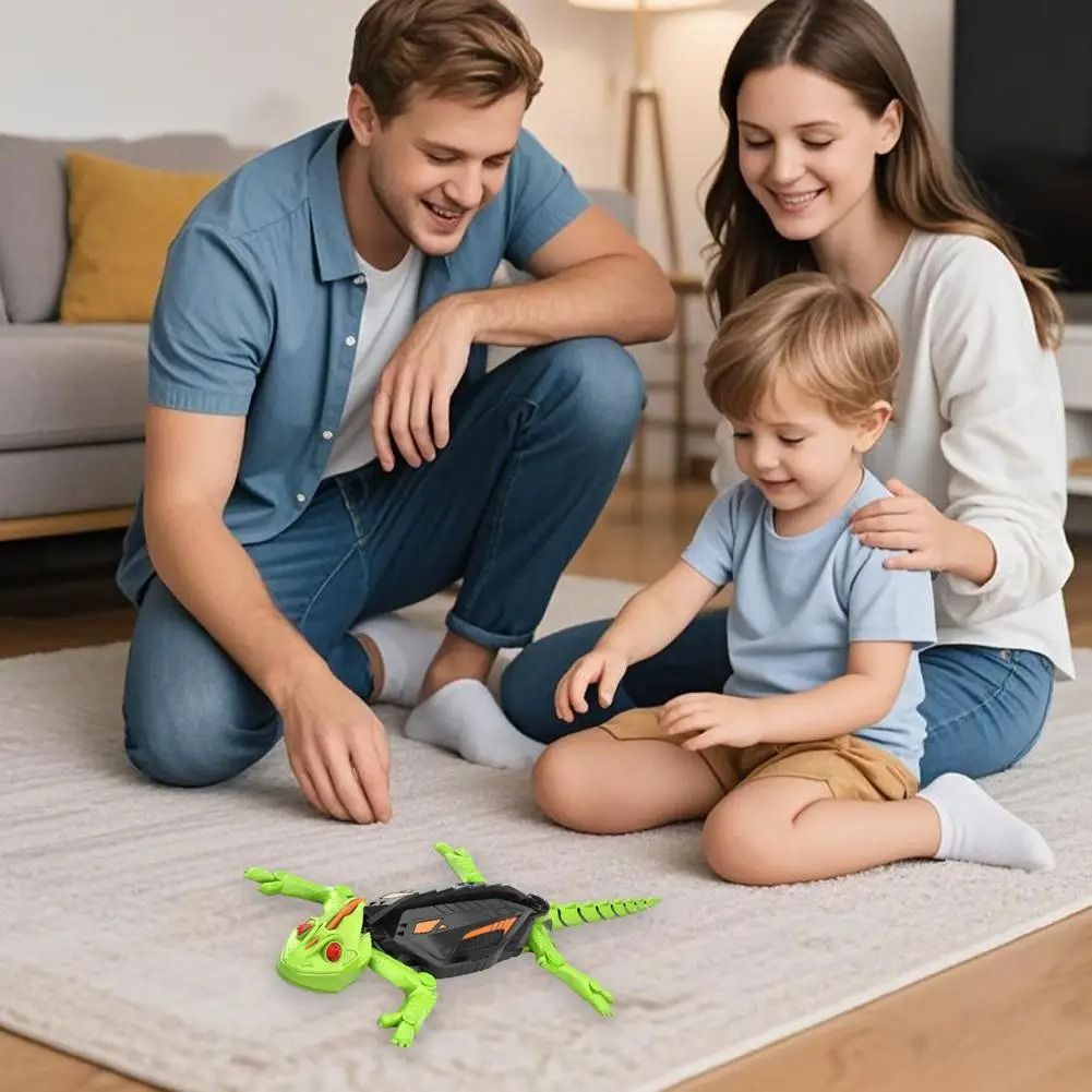 Remote Control Wall Climbing Gecko Robot Toy Rechargeable RC Climber